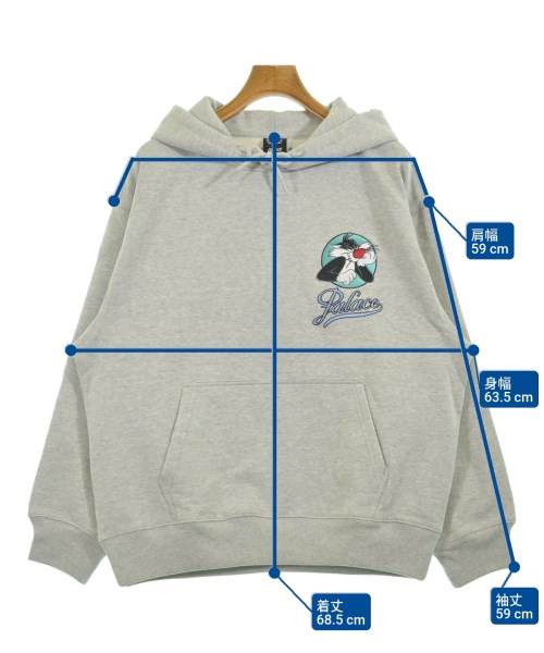 PALACE（パレス）パーカー グレー サイズ:L メンズ/2200646051017