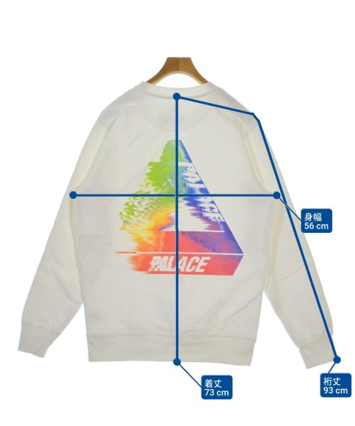 PALACE（パレス）スウェット 白 サイズ:L メンズ/2200664198084