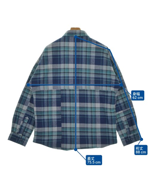 PALACE（パレス）カジュアルシャツ 青 サイズ:M メンズ/2200664025267