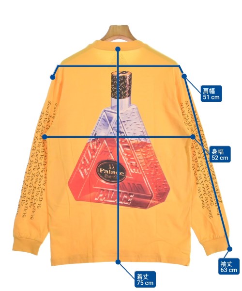 PALACE（パレス）Tシャツ・カットソー 黄 サイズ:L メンズ/2200664025465