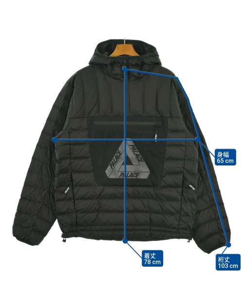 PALACE（パレス）ダウンジャケット/ダウンベスト 黒 サイズ:L メンズ/2200664025489
