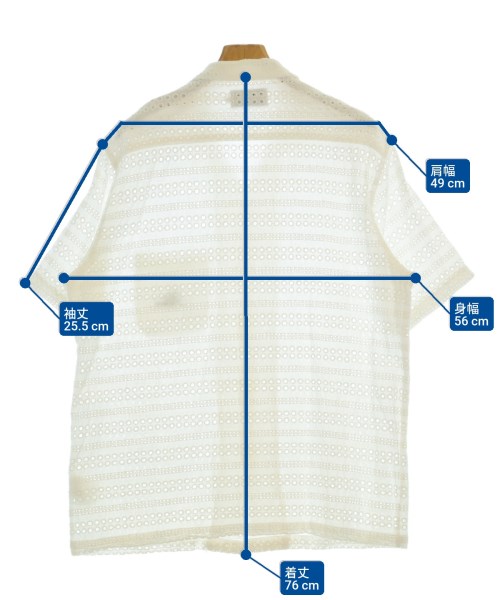 PALACE（パレス）カジュアルシャツ 白 サイズ:L メンズ/2200668225083