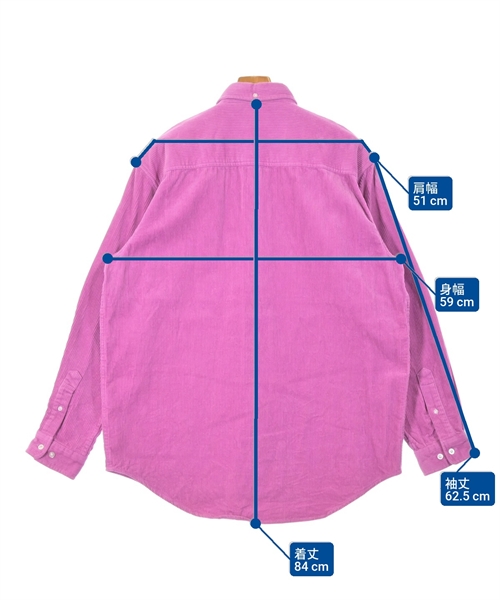 PALACE（パレス）カジュアルシャツ ピンク サイズ:L メンズ/2200668225106