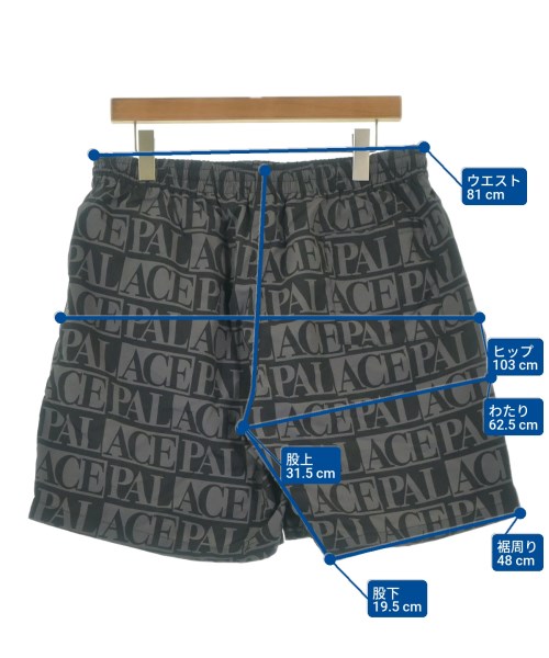 PALACE（パレス）ショートパンツ 黒 サイズ:L メンズ/2200668225366