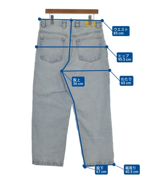 POLAR SKATE（ポーラースケート）デニムパンツ 青 サイズ:32(L位) メンズ/2200621339147