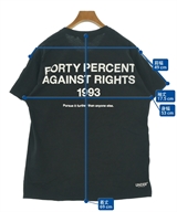 FORTY PERCENT AGAINST RIGHTS（フォーティーパーセントアゲインストライツ）Tシャツ・カットソー 黒 サイズ:-(M位) メンズ/2200635279101