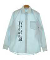 FORTY PERCENT AGAINST RIGHTS（フォーティーパーセントアゲインストライツ）カジュアルシャツ 青 サイズ:M メンズ/2200639877082