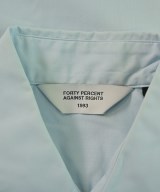 FORTY PERCENT AGAINST RIGHTS（フォーティーパーセントアゲインストライツ）カジュアルシャツ 青 サイズ:M メンズ/2200639877082