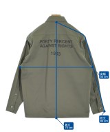 FORTY PERCENT AGAINST RIGHTS（フォーティーパーセントアゲインストライツ）カジュアルシャツ カーキ サイズ:S メンズ/2200640650087