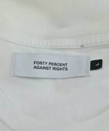 FORTY PERCENT AGAINST RIGHTS（フォーティーパーセントアゲインストライツ）Tシャツ・カットソー 白 サイズ:L メンズ/2200614607048