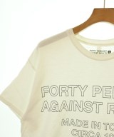 FORTY PERCENT AGAINST RIGHTS（フォーティーパーセントアゲインストライツ）Tシャツ・カットソー 白 サイズ:M メンズ/2200605254053