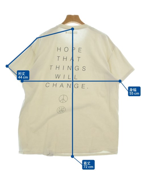 FORTY PERCENT AGAINST RIGHTS（フォーティーパーセントアゲインストライツ）Tシャツ・カットソー 白 サイズ:L メンズ/2200674049086
