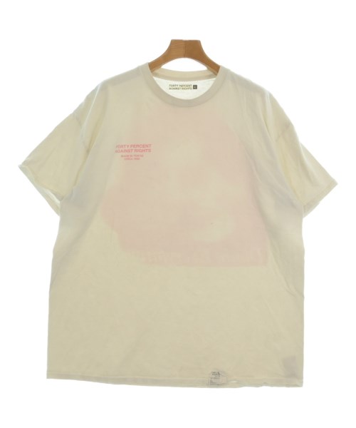 FORTY PERCENT AGAINST RIGHTS(フォーティーパーセントアゲインストライツ)Tシャツ・カットソー 白 サイズ:L/2200674049093