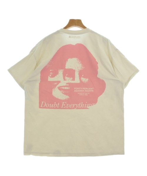 FORTY PERCENT AGAINST RIGHTS（フォーティーパーセントアゲインストライツ）Tシャツ・カットソー 白 サイズ:L メンズ/2200674049093