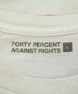 FORTY PERCENT AGAINST RIGHTS（フォーティーパーセントアゲインストライツ）Tシャツ・カットソー 白 サイズ:L メンズ/2200674049093
