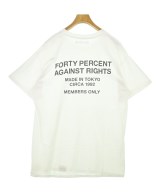 FORTY PERCENT AGAINST RIGHTS（フォーティーパーセントアゲインストライツ）Tシャツ・カットソー 白 サイズ:M メンズ/2200699196093