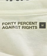 FORTY PERCENT AGAINST RIGHTS（フォーティーパーセントアゲインストライツ）Tシャツ・カットソー 白 サイズ:M メンズ/2200699196093