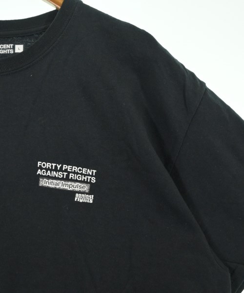 FORTY PERCENT AGAINST RIGHTS（フォーティーパーセントアゲインストライツ）Tシャツ・カットソー 黒 サイズ:L メンズ/2200658549052