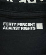 FORTY PERCENT AGAINST RIGHTS（フォーティーパーセントアゲインストライツ）Tシャツ・カットソー 黒 サイズ:L メンズ/2200658549052