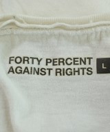 FORTY PERCENT AGAINST RIGHTS（フォーティーパーセントアゲインストライツ）Tシャツ・カットソー 白 サイズ:L メンズ/2200659852083