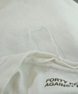 FORTY PERCENT AGAINST RIGHTS（フォーティーパーセントアゲインストライツ）Tシャツ・カットソー 白 サイズ:L メンズ/2200659852083