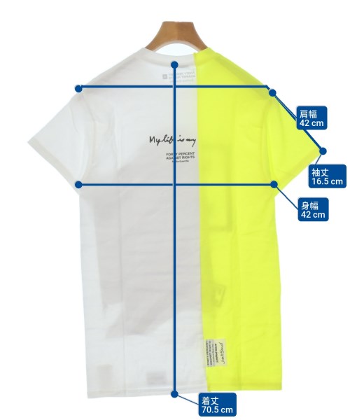 FORTY PERCENT AGAINST RIGHTS（フォーティーパーセントアゲインストライツ）Tシャツ・カットソー 白 サイズ:S メンズ/2200669994155