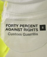 FORTY PERCENT AGAINST RIGHTS（フォーティーパーセントアゲインストライツ）Tシャツ・カットソー 白 サイズ:S メンズ/2200669994155