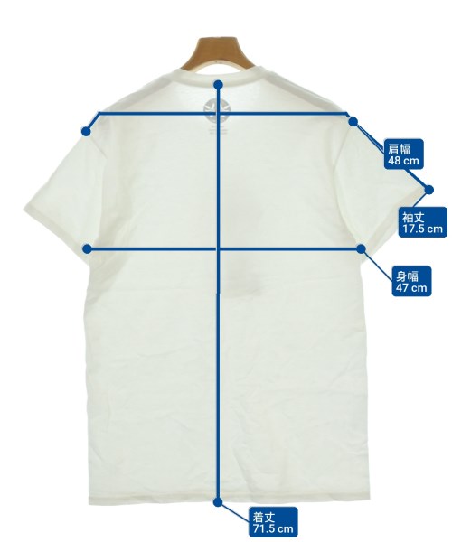 PARADIS3（パラダイス）Tシャツ・カットソー 白 サイズ:M メンズ/2200691782102
