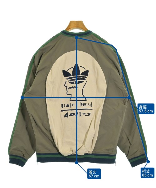 BRAIN DEAD（ブレインデッド）スウェット カーキ サイズ:M メンズ/2200635386014