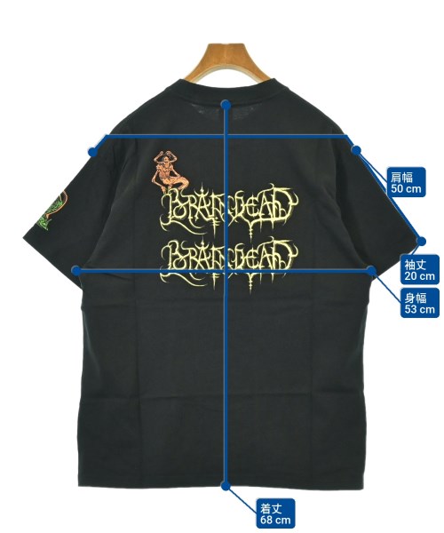 BRAIN DEAD（ブレインデッド）Tシャツ・カットソー 黒 サイズ:M メンズ/2200641800047
