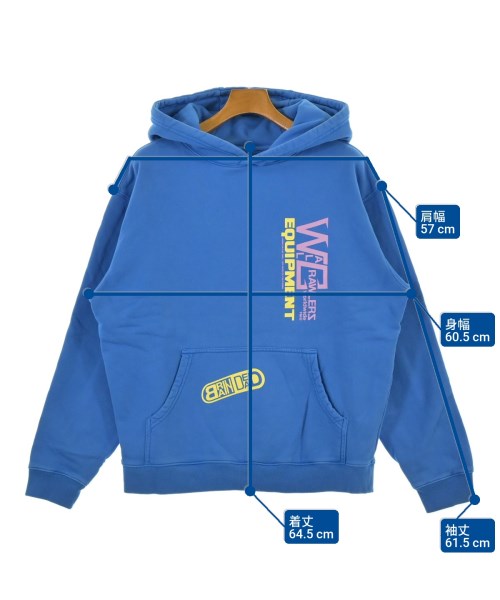 BRAIN DEAD（ブレインデッド）パーカー 青 サイズ:M メンズ/2200632927104