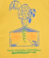 BRAIN DEAD（ブレインデッド）Tシャツ・カットソー 黄 サイズ:L メンズ/2200676016123