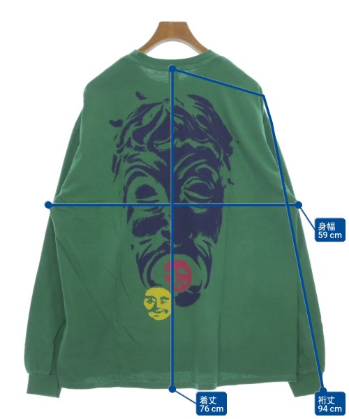 BRAIN DEAD（ブレインデッド）Tシャツ・カットソー 緑 サイズ:XL メンズ/2200715884263