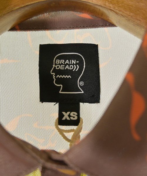 BRAIN DEAD（ブレインデッド）カジュアルシャツ 茶 サイズ:XS レディース/2200715884287