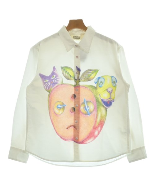 BRAIN DEAD(ブレインデッド)カジュアルシャツ 白 サイズ:S/2200649191079