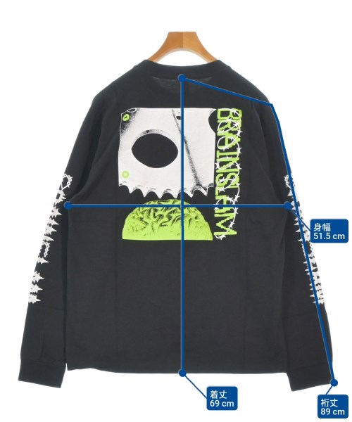 BRAIN DEAD（ブレインデッド）Tシャツ・カットソー 黒 サイズ:M メンズ/2200665656347