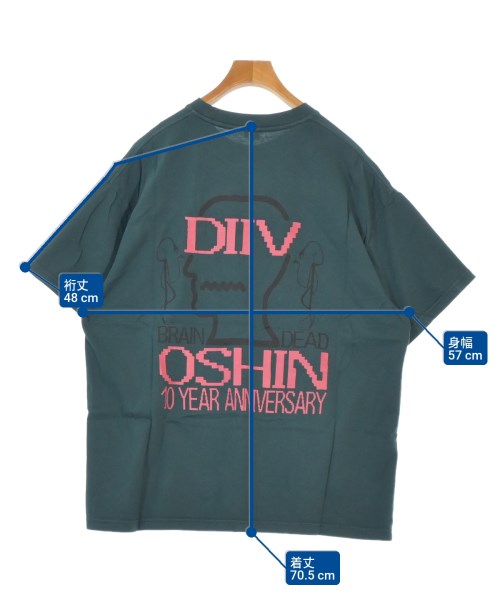 BRAIN DEAD（ブレインデッド）Tシャツ・カットソー 緑 サイズ:L メンズ/2200665656361