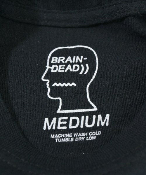 BRAIN DEAD（ブレインデッド）Tシャツ・カットソー 黒 サイズ:M メンズ/2200665656392