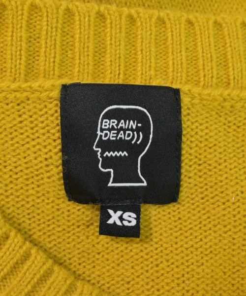 BRAIN DEAD（ブレインデッド）ニット・セーター 黄 サイズ:XS メンズ/2200686152057