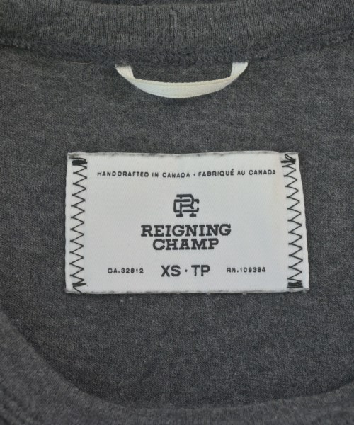 REIGNING CHAMP（レイニングチャンプ）Tシャツ・カットソー グレー サイズ:XS メンズ/2200632381197