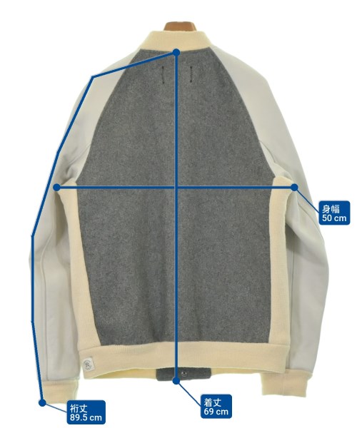 REIGNING CHAMP（レイニングチャンプ）スタジャン グレー サイズ:M メンズ/2200656734016