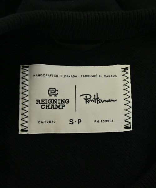 REIGNING CHAMP（レイニングチャンプ）スウェット 黒 サイズ:S メンズ/2200718731021