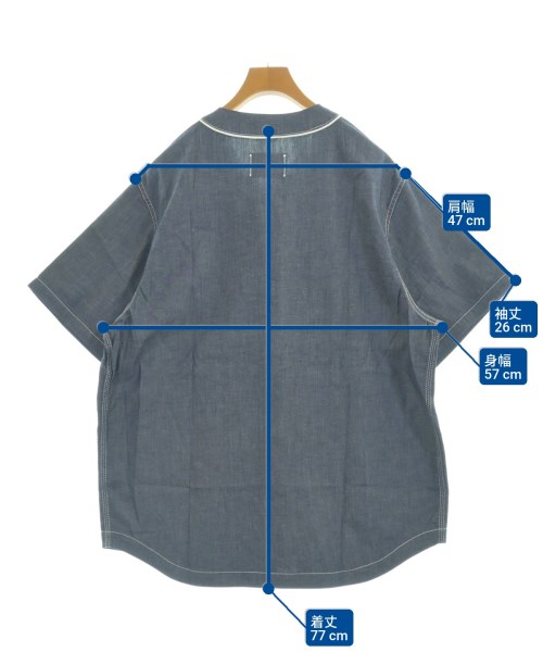 REIGNING CHAMP（レイニングチャンプ）カジュアルシャツ 紺 サイズ:L メンズ/2200653253152