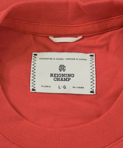 REIGNING CHAMP（レイニングチャンプ）Tシャツ・カットソー 赤 サイズ:L メンズ/2200703294067