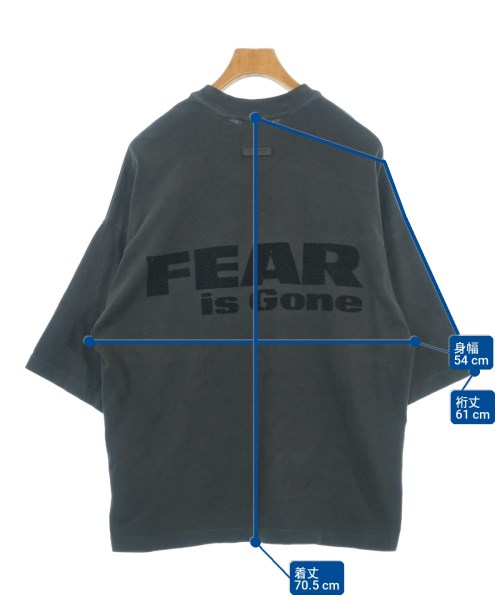 FEAR OF GOD（フィアオブゴッド）Tシャツ・カットソー グレー サイズ:XS メンズ/2200704381018