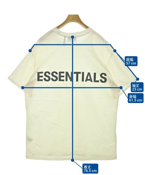 Fear of God ESSENTIALS（フィアオブゴッド　エッセンシャルス）Tシャツ・カットソー 白 サイズ:L メンズ/2200666700070