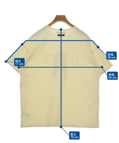 FEAR OF GOD（フィアオブゴッド）Tシャツ・カットソー 黄 サイズ:XS メンズ/2200722091036