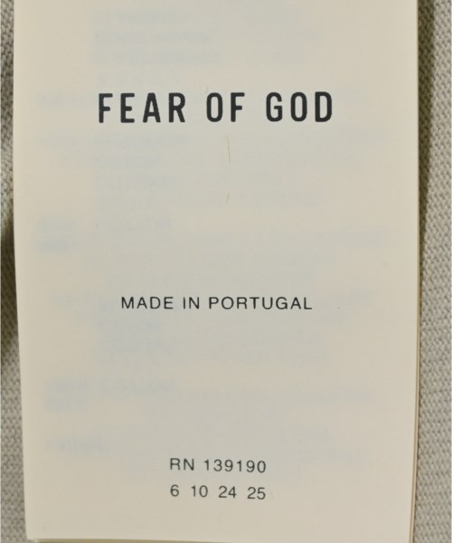 FEAR OF GOD（フィアオブゴッド）Tシャツ・カットソー ベージュ サイズ:S メンズ/2200689425042