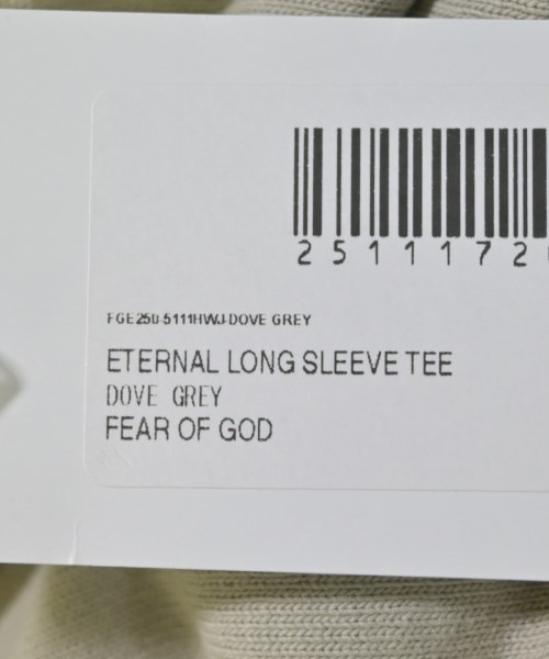 FEAR OF GOD（フィアオブゴッド）Tシャツ・カットソー ベージュ サイズ:S メンズ/2200689425042