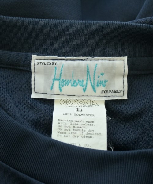 Hombre Nino（オンブレニーニョ）Tシャツ・カットソー 紺 サイズ:L メンズ/2200541330132